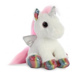 PELUCHE AURORA - LICORNE BLANCHE ASTRA 12'' SPARKLE